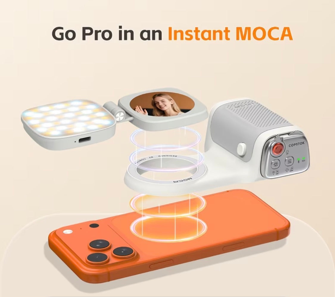 Magnetic Creator Grip with Light & Mirror