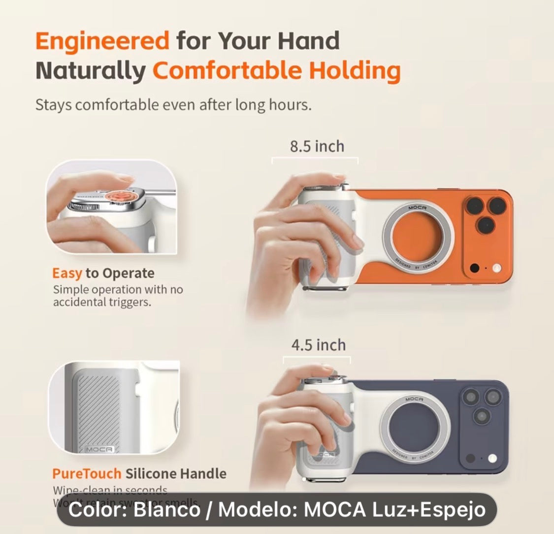 Magnetic Creator Grip with Light & Mirror