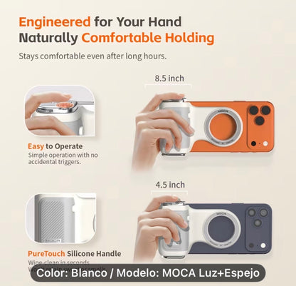 Magnetic Creator Grip with Light & Mirror