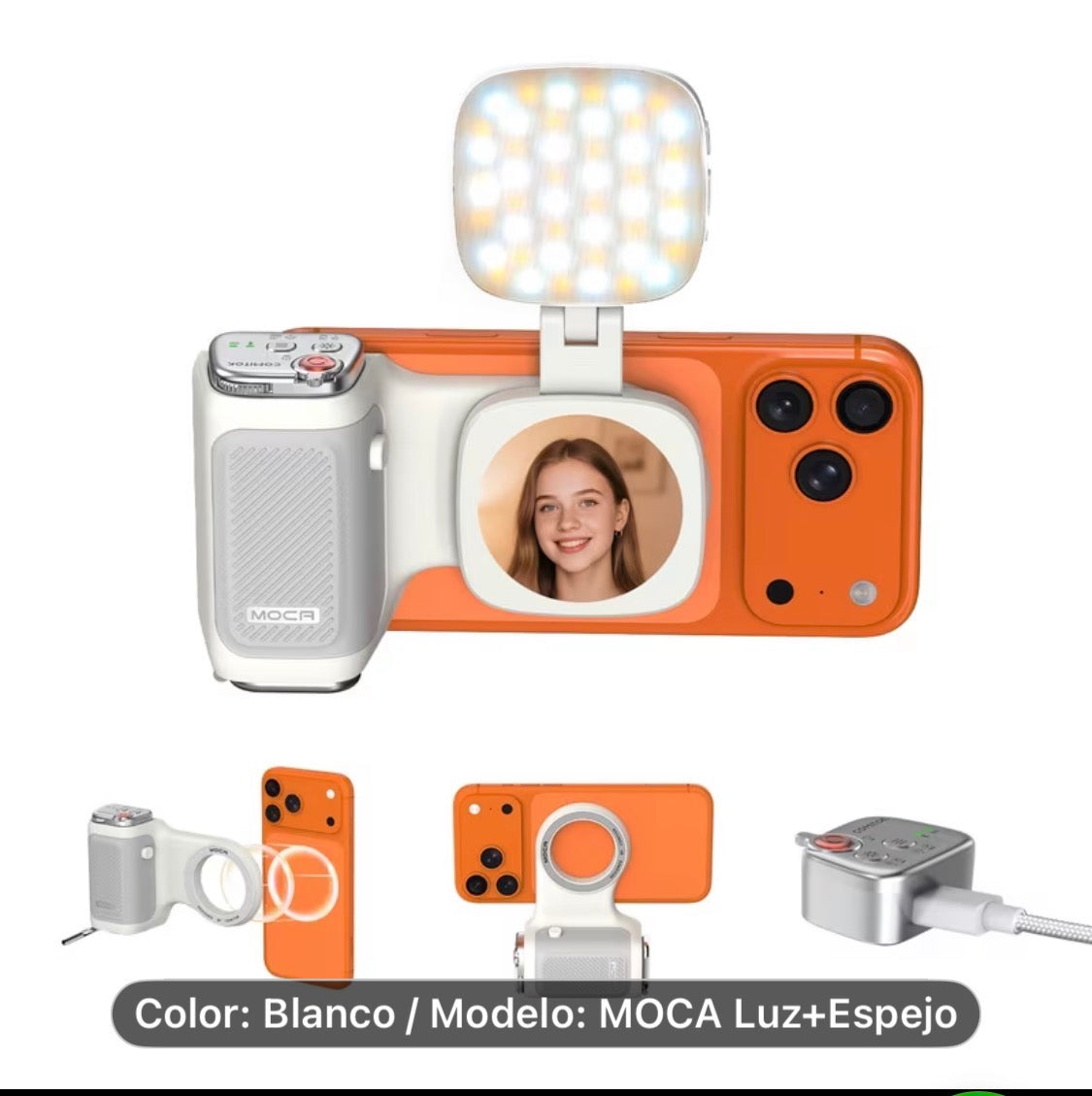 Magnetic Creator Grip with Light & Mirror