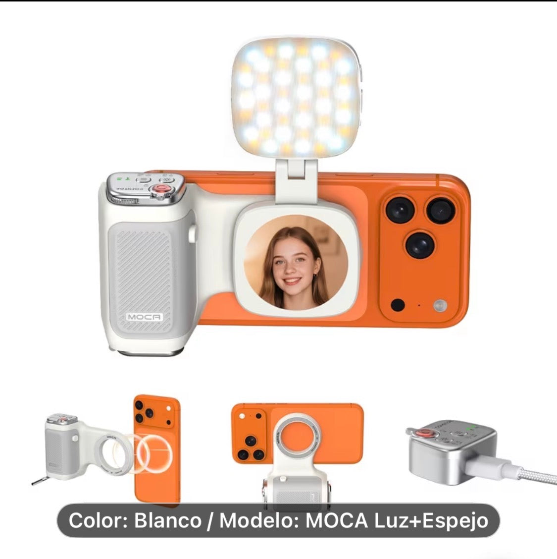 Magnetic Creator Grip with Light & Mirror