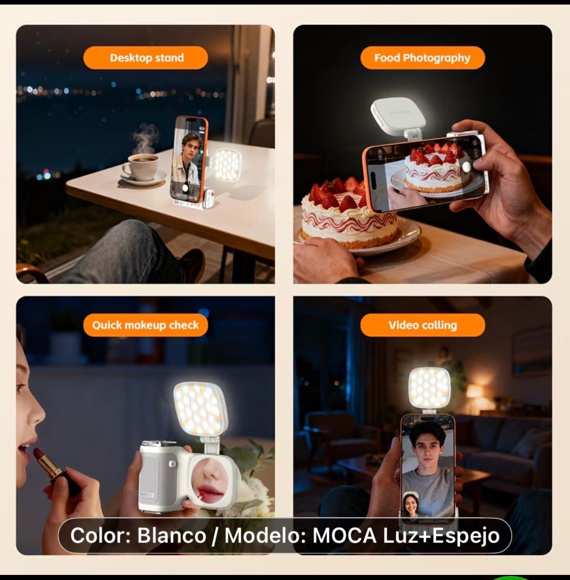 Magnetic Creator Grip with Light & Mirror